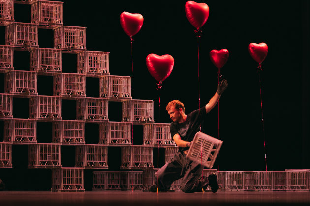 A scene from Dancenorth's 'Lighting the Dark'.