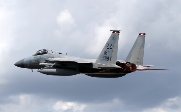 After an absence of many years, US Air Force F-15 Eagles have returned to the RAAF’s Pitch Black exercise. (Nigel Pittaway)