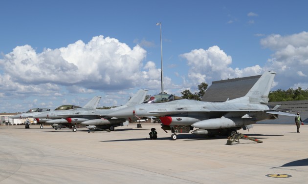 ROKAF KF-16Ds at Exercise Pitch Black. (Nigel Pittaway)