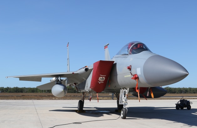 During Pitch Black the F-15Cs of the 67th FS flew both Red (Defensive Counter Air) and Blue (Offensive Counter Air) missions. (Nigel Pittaway)