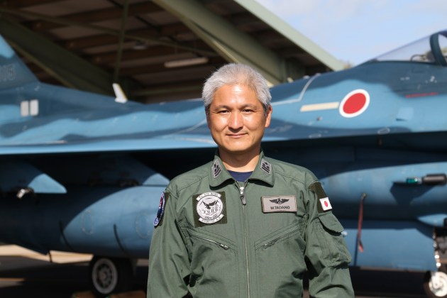 JASDF Detachment Commander Colonel Tadano. (Nigel Pittaway)