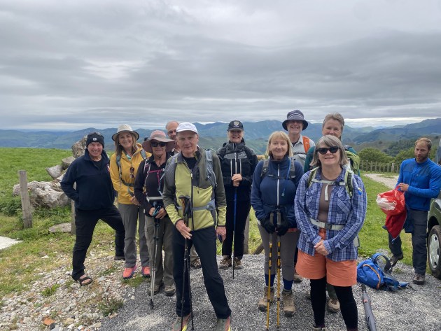 Happy faces on Life's An Adventure's first Camino pack-free walk/