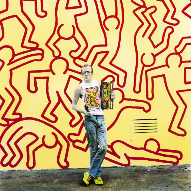 © Ruth Maddison. Keith Haring (detail), 1985/2014, pigment
print from scanned negative, hand coloured and
digitally enhanced, 40 x 40 cm. Courtesy of the artist
and the Centre for Contemporary Photography.