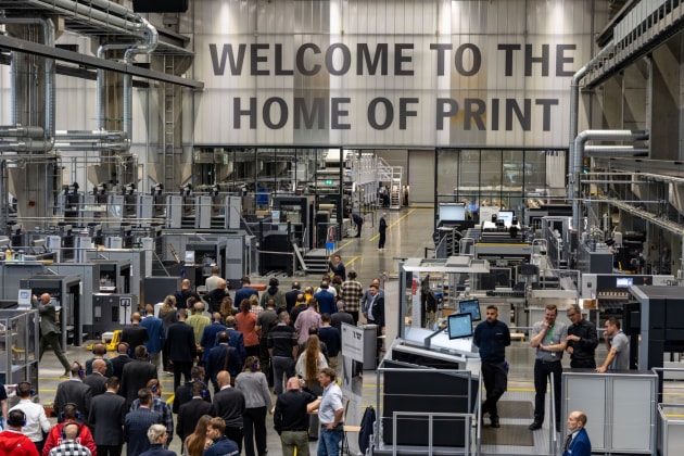 Showcase to industry: Heidelberg customers were impressed by the Print Media Centre in its new guise as the Home of Print