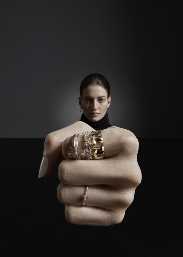 © Juli Balla. Collaboration between Grazia International and Tiffany & Co. Hair and Make-up: Desiree Wise. Model: Alicia Davis/Kult. Retouching: Adam Hayes.