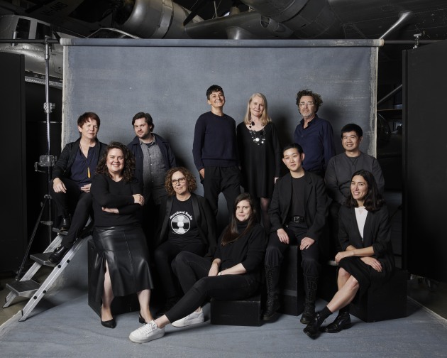 Powerhouse Photography Advisory Group. Top row (L-R): Lisa Moore, Tom Blachford, Cherine Fahd, Jacqui Strecker, Hugh Stewart. Bottom row (L-R): Emily McDaniel, Merilyn Fairskyke, Zan Wimberley, Meng-Yu Yan, Garry Trinh, Sarah Rees. Photograph by Hugh Stewart.