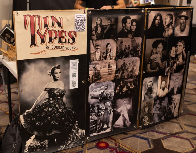 Images on Conrads booth at Viva Las Vegas. Image: Tim Levy