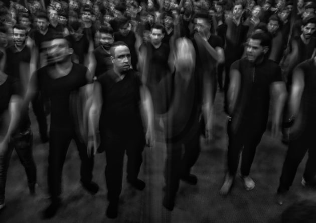 2nd Place – Series: Ashura by Laith Zaied, Iraq
“The ritual of seasonal grief, which is the phrase to hear the melody and the sad words of a person called the narrator, or Radod. Everyone participates in a rhythmic beating on the chest. These rituals are called latmia.”
Location: Baghdad, Iraq. Shot on iPhone 7 Plus