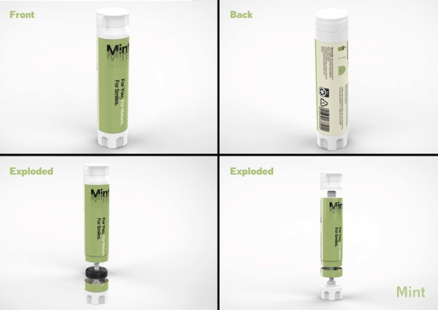 Gold winner from UNSW in Health & Personal Care: MINT Recyclable Toothpaste Tube