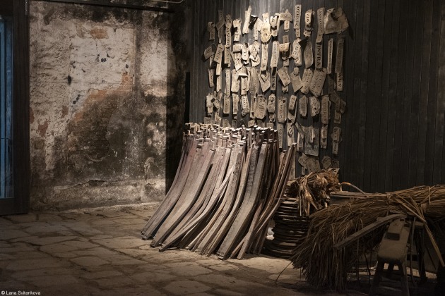 Errazuriz Wine Photographer of the Year - Places, Lana Svitankova,	Ukraine. 'The vanishing craft'. Part of cooperage facility at winery in Porto. Every year number of professionals working with barrels is dwindling.