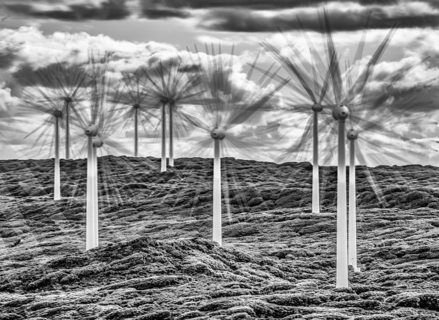 © Alex McNaught. Whimsical Windfarm.