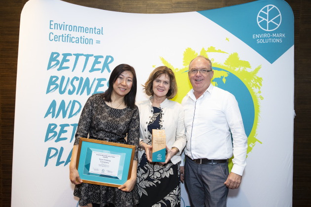 Soar Print's successful team: (from left) Maggie Bainbridge-Smith, financial controller; Jenny Carter, finance director and environmental systems champion; and Fred Soar, MD