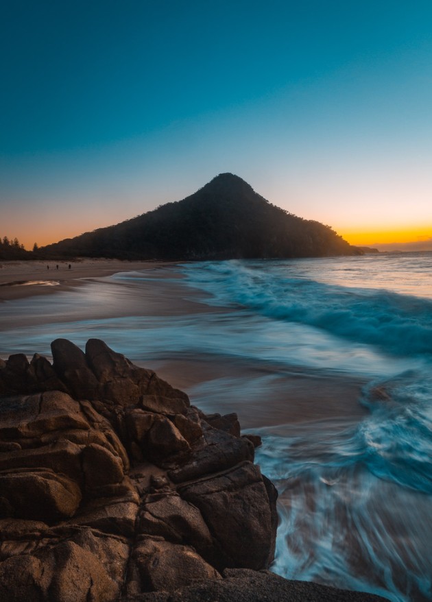 Sunrise at Zenith Beach.