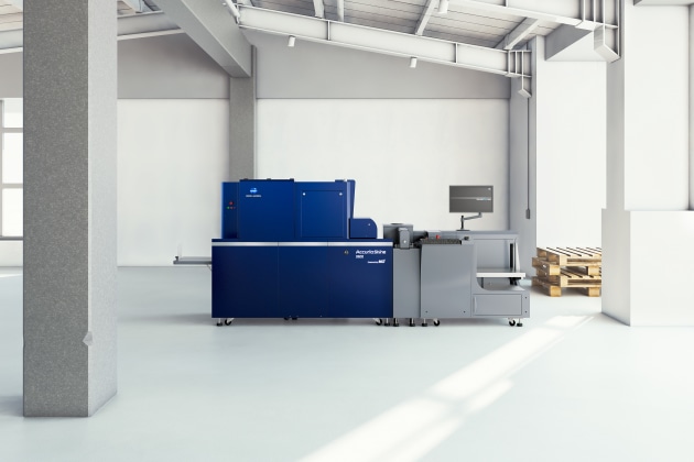 Compact digital embellishment: Konica Minolta Accurioshine 3600