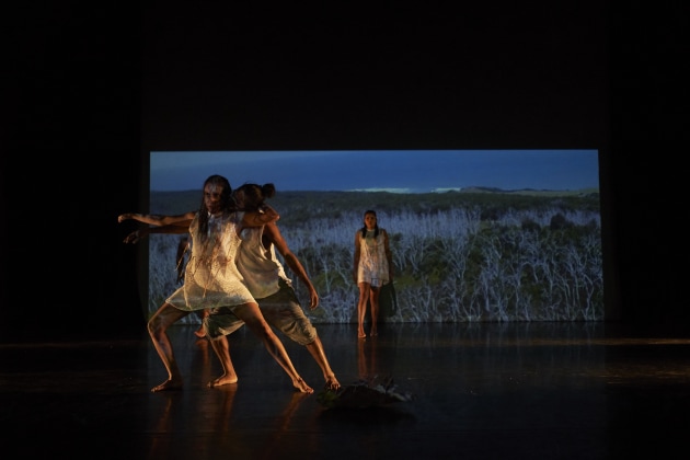 The SA First Nations Dance Collective performing 'ITI'. Photo: SAM ROBERTS PHOTOGRAPHY.