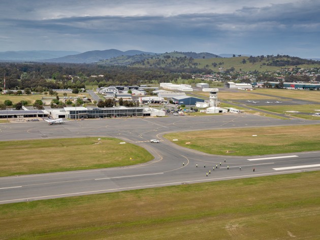 Albury Airport has opened an extension to Taxiway Alpha at the western end of its runway, completing a $2.88 million infrastructure upgrade. (Albury City Council)