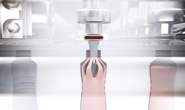 Thanks to its flexible handling and sterilisation system, the FBL fills different bottle formats and materials while protecting the product.