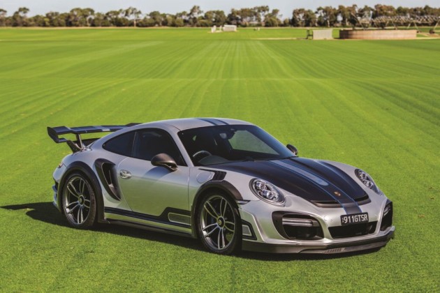 Wrap winner: Melanie Fergin wrapped this Porsche to take the ANZ Wrap Like a King title