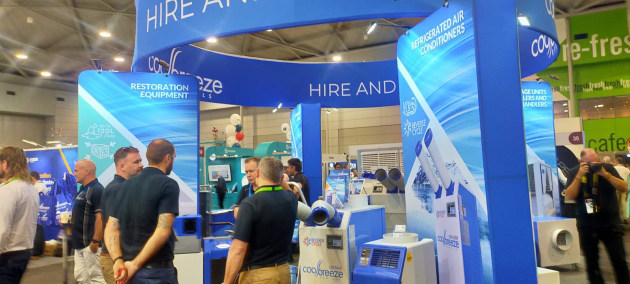 There was plenty of interest in the Cool Breeze Rentals stand.