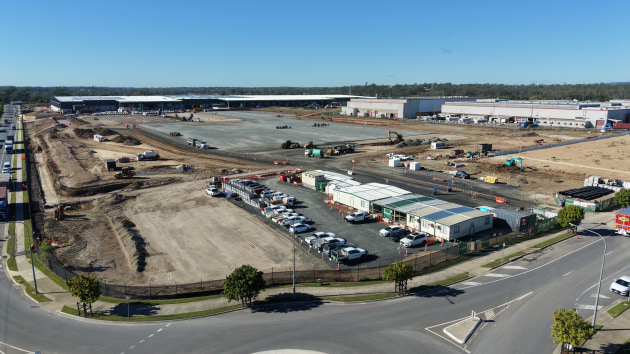 Asahi Beverages has turned the first sod on a $150 million distribution centre at Redbank, south-east Queensland, the second site in a three-part national program to modernise its supply chain network.