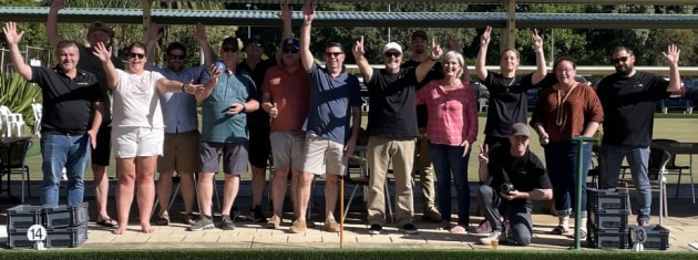 Networking: Asga lawn bowls in Adelaide