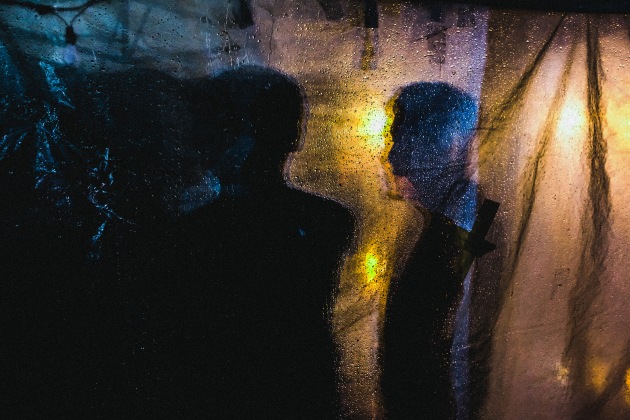 A night scene of men standing behind a wet tarp at a night market in Chiang Mai, Thailand. The back lighting and various colours and textures caught my eye, and I exposed for the highlights to capture the mood. Fujifilm X-T2, Fujifilm 23mm f/2 lens. 1/60s @ f4, ISO 6400. Contrast, saturation and colour balance adjusted in Adobe Lightroom CC.