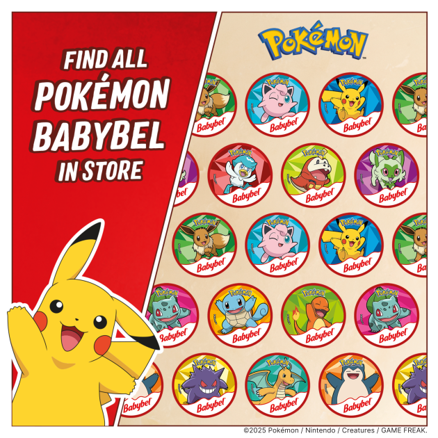 The special edition Pokémon Mini Babybel packs will be available in the 5-pack format at Coles, Woolworths and Metcash stores across the country from early April onwards until sold out.
Source: Babybel
