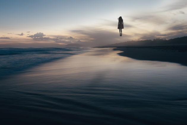 © Bryan Jones. Wait. "I really loved this moody seascape photograph, but always felt it needed another element. The added figure emulates the exact scene I had pictured in my mind."