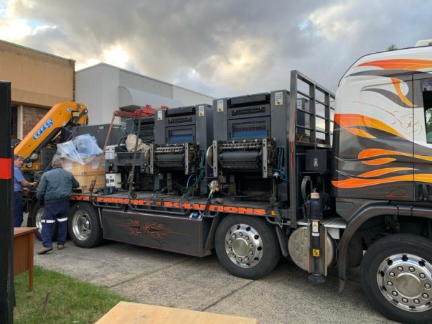 Welcome in: The Cain Colour UV press moving to the Affinity facility