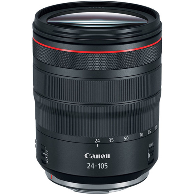 Canon RF 24-105mm f4L IS USM. New price for the RF 24-105mm f4 lens is about $1650. The older Canon EF 24-105mm f4 costs about $600 secondhand.