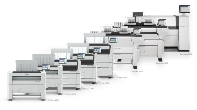 New printer plotter series: Canon