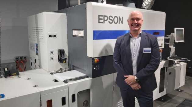 Performance and precision: Craig Heckenberg, CEO, Epson, with the news Epson Surepress L-6534-VW