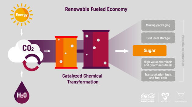 The world’s largest Coca-Cola bottler, Coca-Cola Europacific Partners (CCEP), and University of California Berkeley (UCB) are collaborating on new technology to convert air into sugar. (Image: CCEP)