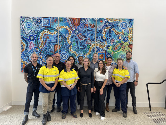 Chep Australia team with Renee Holbrook and Jessica Rasmussen at Rochedale Service Centre