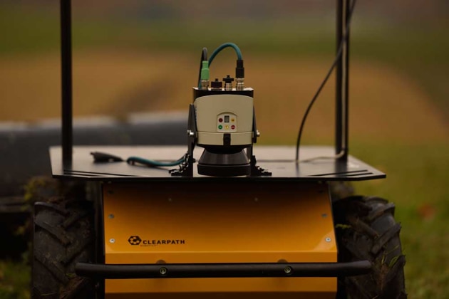 The Husky Explorer Pro is an unmanned ground vehicle (by ClearPath) which will be used for unique medical solution to save lives in the field with Chironix autonomous systems.
Credit: Chironix