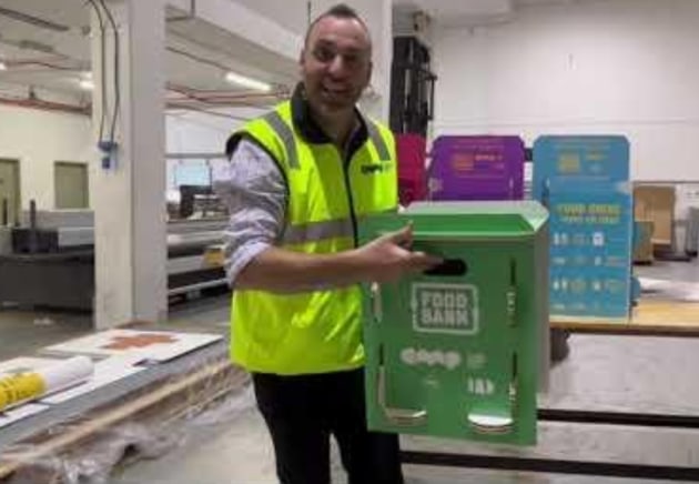 Partnering with Food Bank: Benn Murphy at Clark Murphy Print