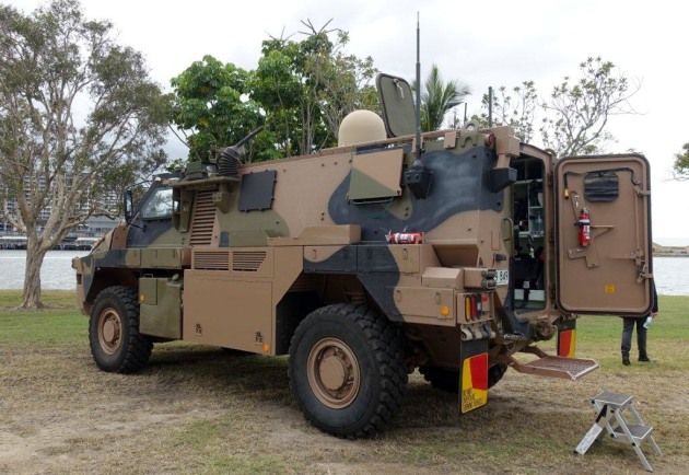 One of two prototypes of an eventual 18 Bushmasters to be delivered under Project Currawong.
Nigel Pittaway