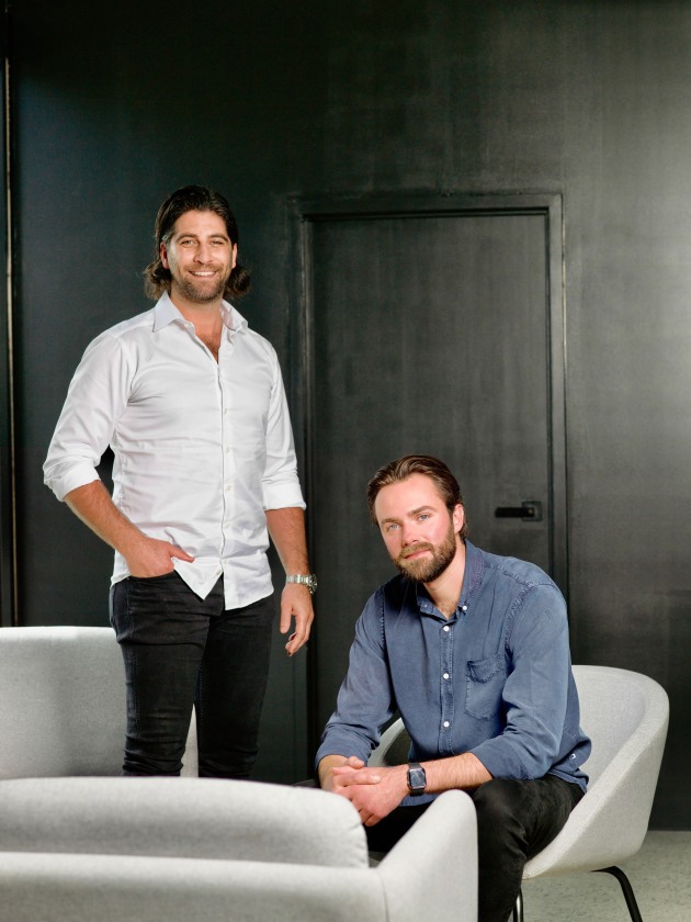 Daniel Werzberger (left), Chris Gardner (right).