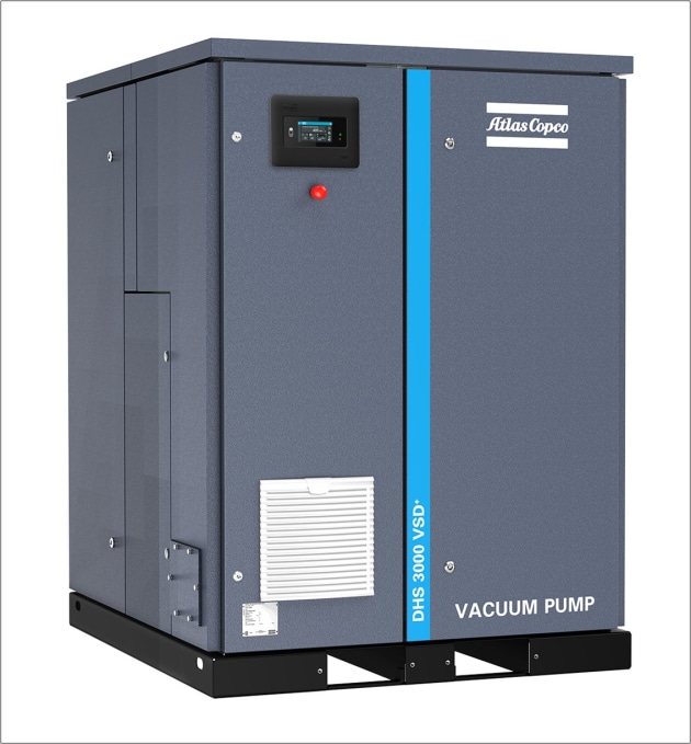 Atlas Copco developed the dry screw vacuum pump specifically for massive flow industrial applications.