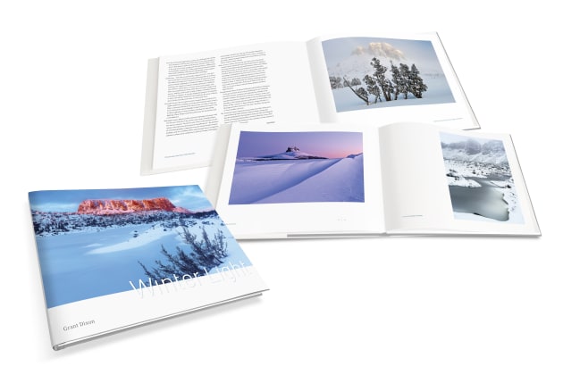 Tasmanian landscape photographer Grant Dixon’s new photographic book, Winter Light, is a top quality book in the Tasmanian tradition of fine art productions and of using photography to activate awareness of the environment. The hard cover book, 30cm x 23.5cm, 120 page book, is printed on FSC-certified paper. RRP is $89 (plus $20 P&P in Australia) and it can be ordered from: http://www.grantdixonphotography.com.au/book/