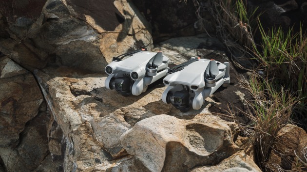 The Mini 3 next to the Mini 3 Pro. Image: DJI/Supplied