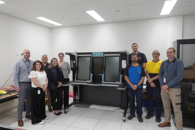 Kongsberg Australia has sent the first batch of Australian-made Naval Strike Missile Coastal Defence System command and control consoles to Europe.

Credit: Kongsberg Australia