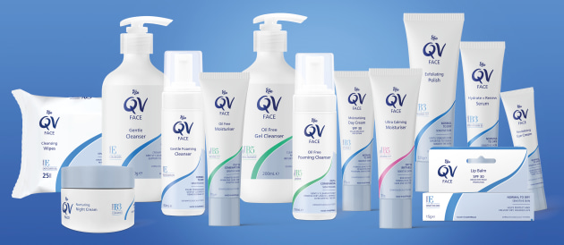 QV Face packaging has had a sustainability-focused refresh.