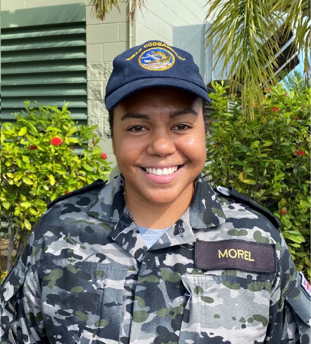 Able Seaman Wainise Morel of the Royal Australian Navy