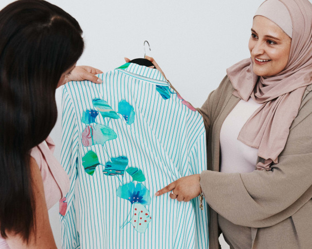 Part of the new High Summer collection and community print story ‘Sama’