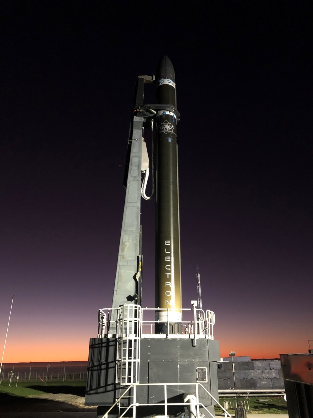 The satellite was launched from NZ. (Rocket Lab)