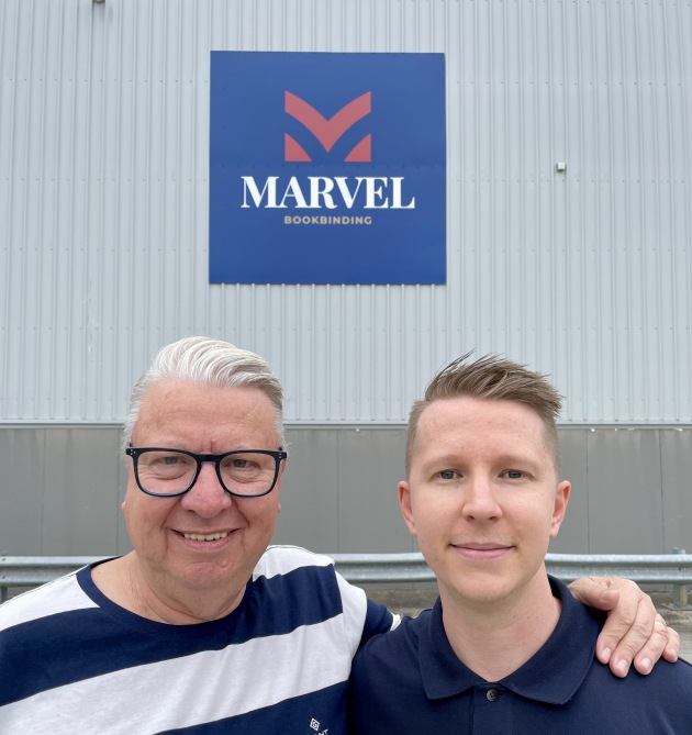 New general manager at Marvel: Richard Easthaugh (right) with company founder Wayne Easthaugh