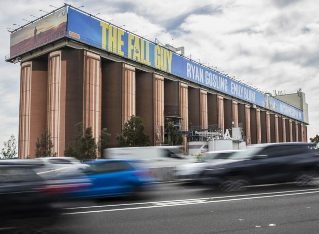 Outdoor finalist: Fall Guy job by Cactus Imaging, on Australia's biggest billboard
