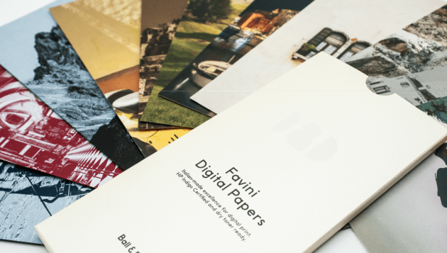 Eco-conscious: Favini HP Indigo Papers are ideal for high-value applications like packaging, brand collateral, and short-run campaigns