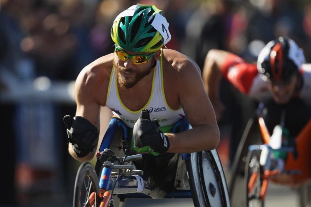 Speaking at PrintEx: Paralympian Gold winner Kurt Fearnley